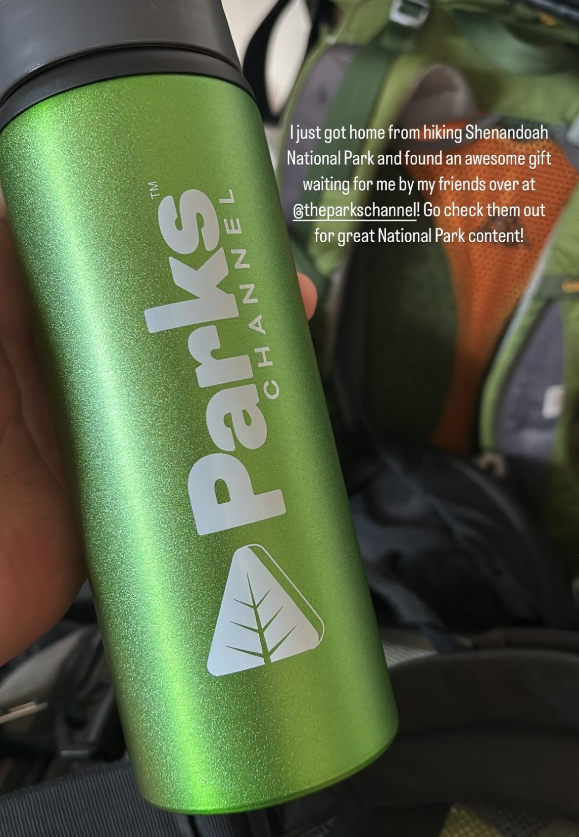Parks Channel aluminum water bottle - 25 oz.